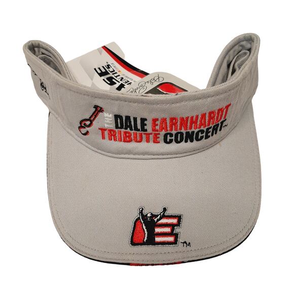 Dale Earnhardt Visor Vtg Grey Nascar New  Tribute Concert - Picture 3 of 5